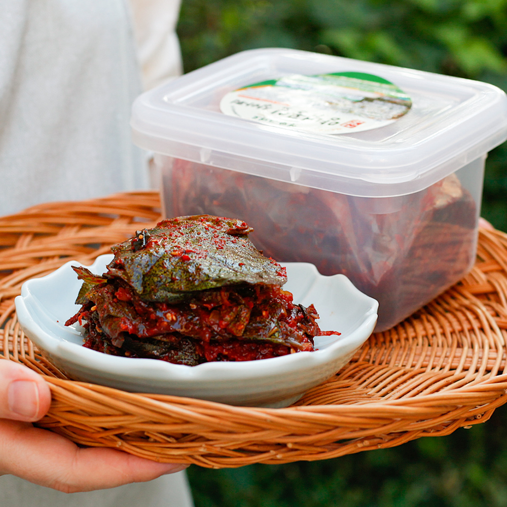 콩잎장아찌 단풍콩잎 국산양념 1kg 태광 - 상세 이미지 2