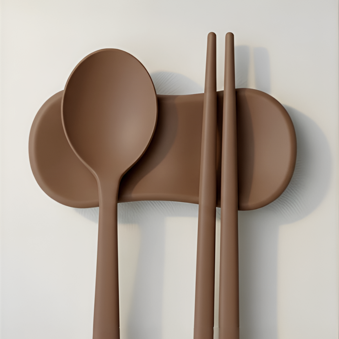 디아르 국내산 플래티넘 실리콘 수저 받침 숟가락 젓가락 받침대 상세 이미지 4