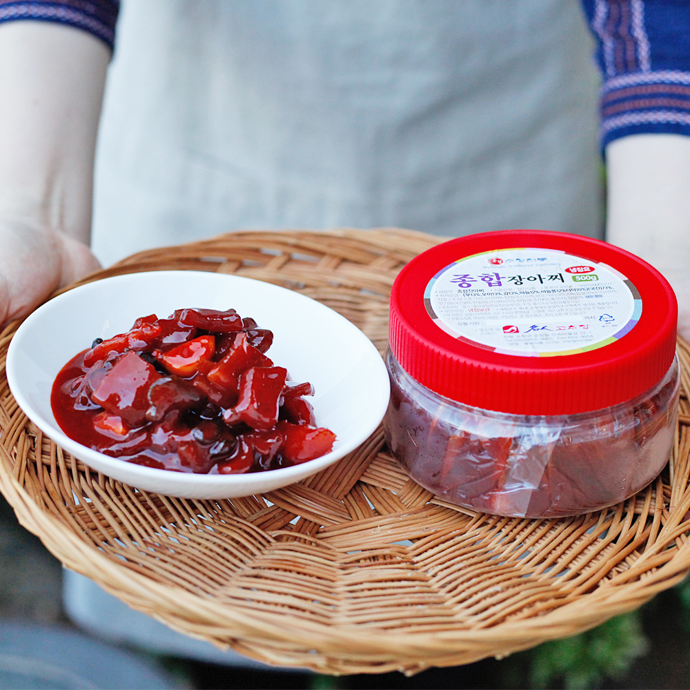 순창 모둠장아찌 모듬 혼합 고추장숙성 국산재료 박현순 명인전통 300g, 1개 이미지 8