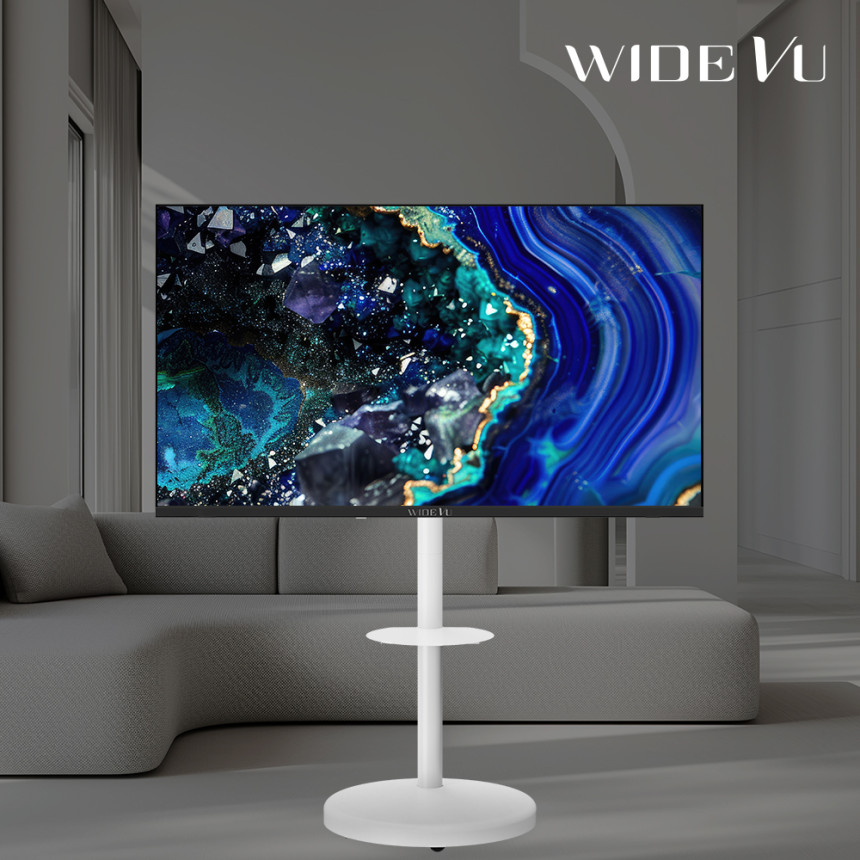 와이드무빙뷰 삼탠바이미 셋트 QLED 139cm(55인치) UHD 4K 스마트 이동식 TV 중소바이미 셀프설치가능