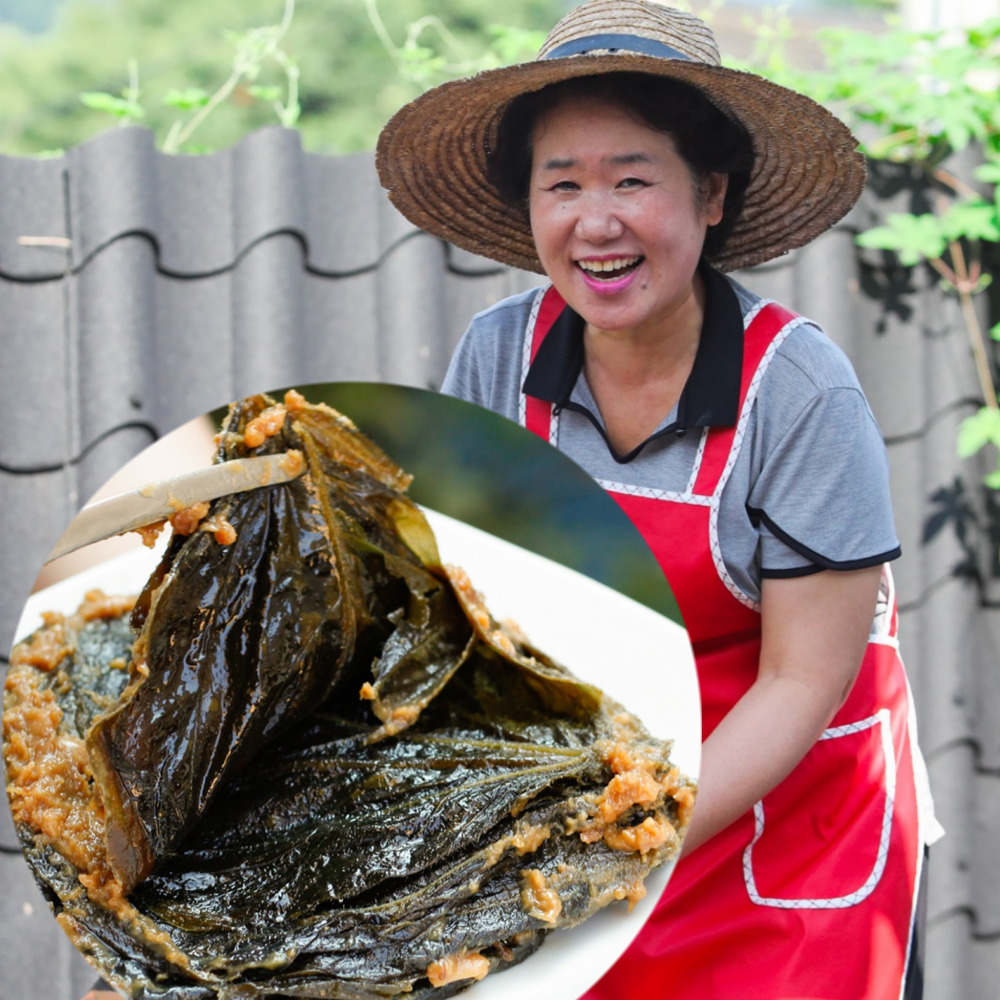 된장 콩잎 삭힌 장아찌 맛난반찬 순창 이기남 1kg - 상품 이미지