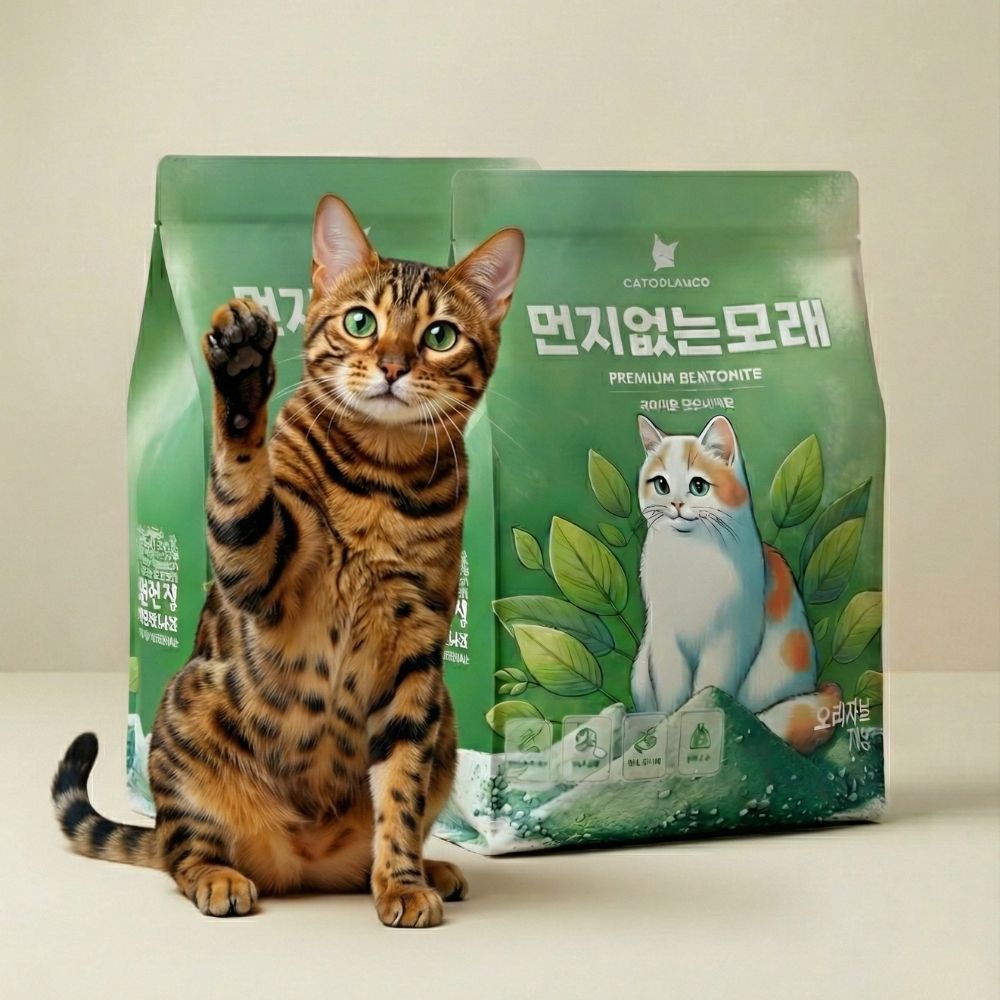 먼지없는모래 오리지날 벤토나이트 고양이모래 14kg