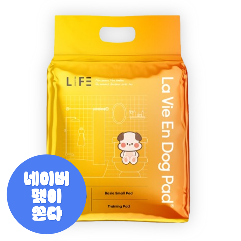 라비앙독 논슬립 패드 애견 강아지 배변 반려견 개 베이직 소형, 100매입, 4개