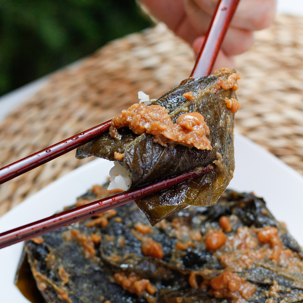 된장 콩잎 삭힌 장아찌 맛난반찬 순창 이기남 1kg - 상세 이미지 4