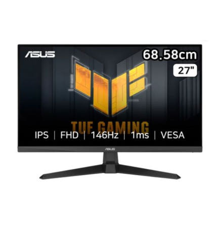 ASUS 에이수스 FHD TUF IPS 146Hz 1ms sRGB 125% DCI-P3 90% TUF 게이밍 모니터, 68.5cm, VG279QE5A