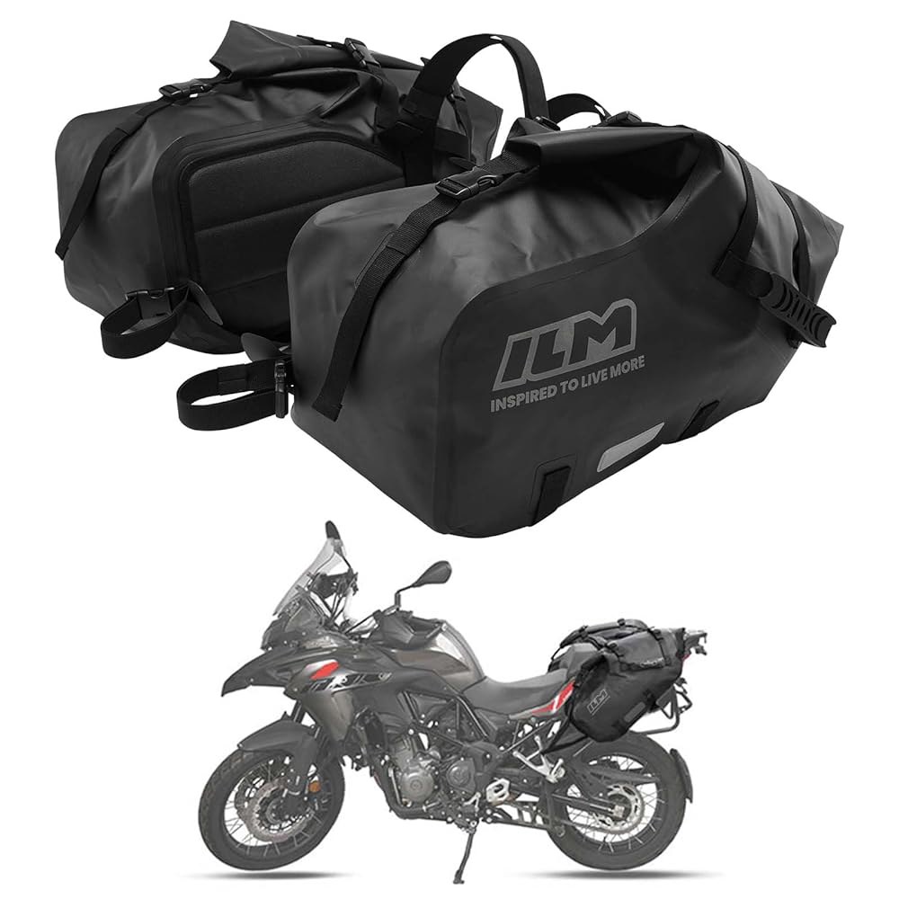 ILM 모터사이클 새들백 방수 사이드백 패니어 대용량 48L(24L 2) 어드벤처 듀얼 스포츠 BS3 - 상품 이미지