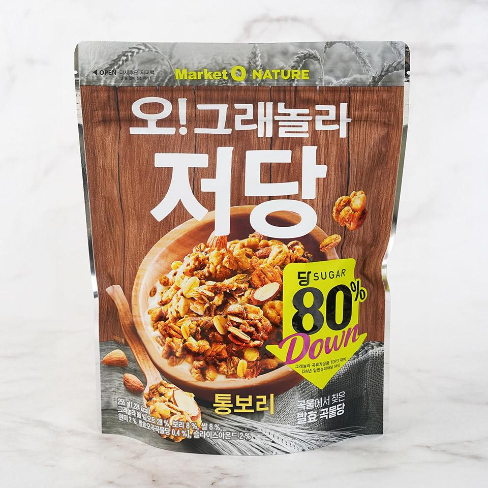 메가마트 오리온 오그래놀라 저당통보리 시리얼 255G - 상품 이미지