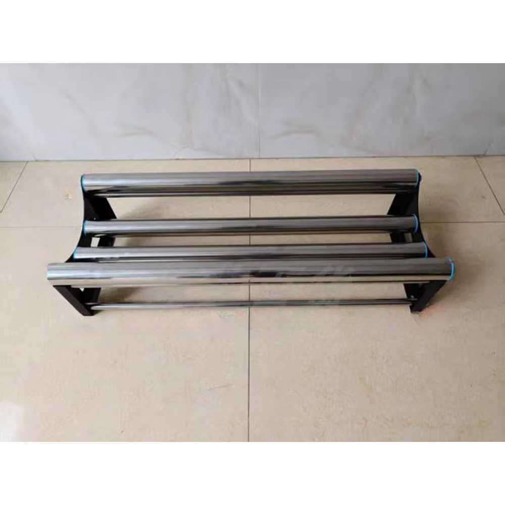원단 받침대 꽂이 시트지 롤러 포장지 거치대 벽지 30x50cm 블랙 / 4개 파이프 - 상품 이미지