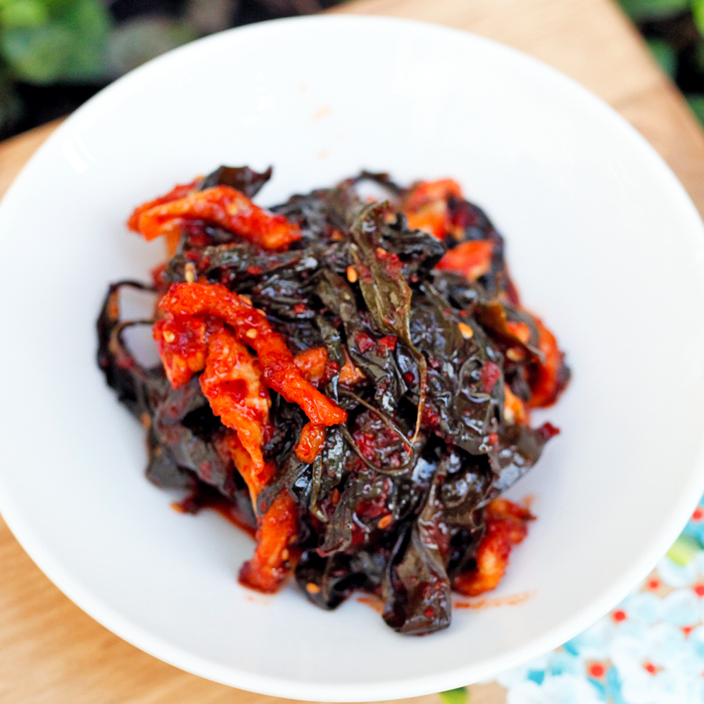 고추잎 장아찌 고춧잎 국산 1kg 순창 이기남 이미지 6