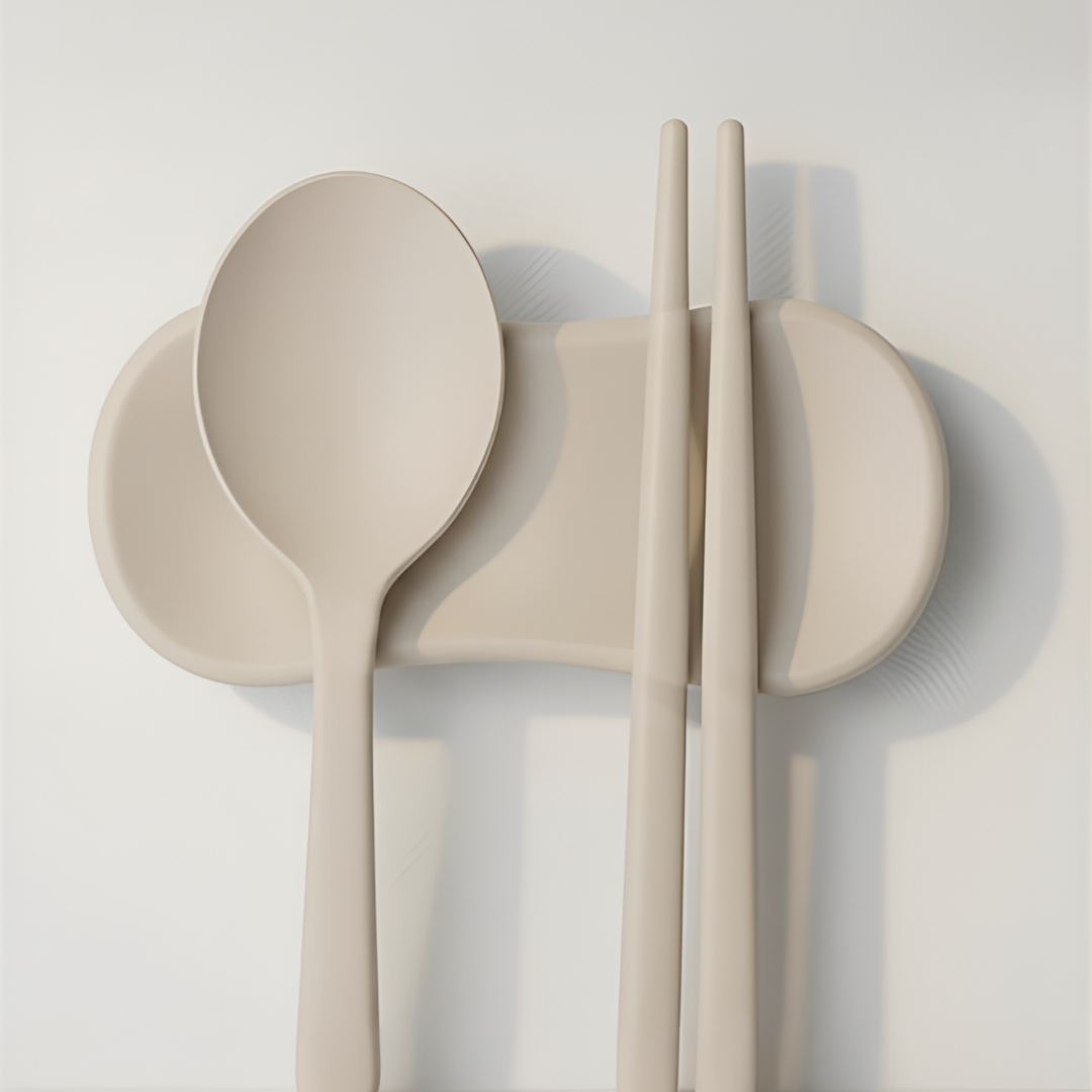 디아르 국내산 플래티넘 실리콘 수저 받침 숟가락 젓가락 받침대 상세 이미지 5