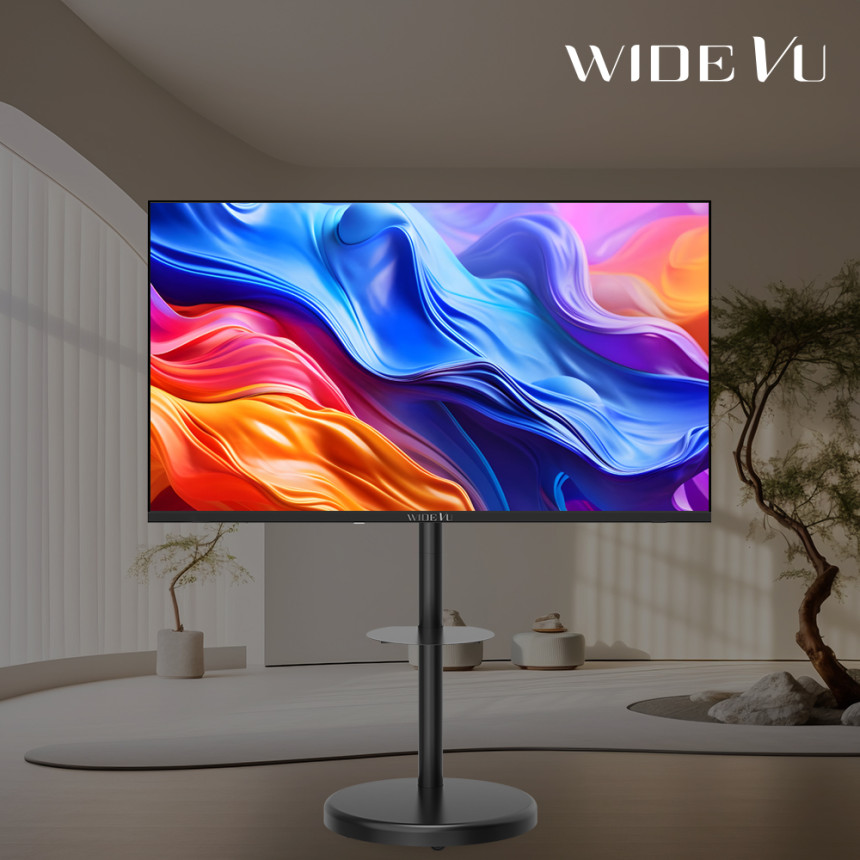 와이드무빙뷰 삼탠바이미 셋트 165cm(65인치) UHD 4K 스마트 이동식 TV 중소바이미 셀프설치가능