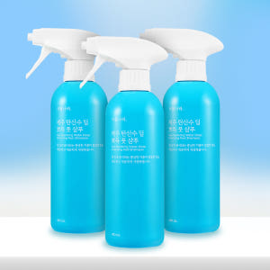 식물나라 제주 탄산수 딥 뽀득 항균 풋샴푸 400ml, 3개 솔직 후기 | 피부 타입별 분석 - 상품 이미지 1