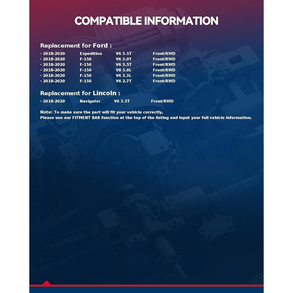 KAX 515176 앞바퀴 베어링 허브 2018-2020, 링컨 F-150 포드 익스페디션 호환 2개와 네비게이터 어셈블리, 513017K 1 - 상세 이미지 2