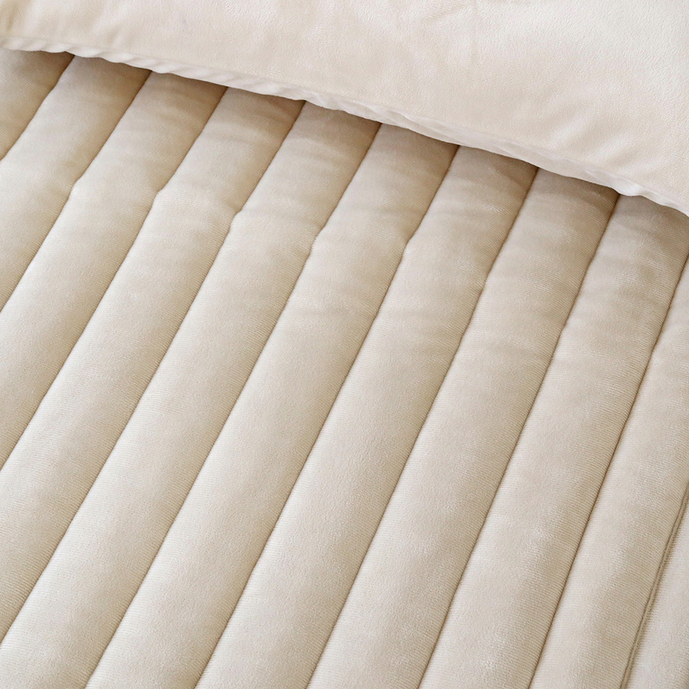 따뜻한 온기 겨울패드 마이크로 고밀도 단모 밍크 극세사 미끄럼방지 고정밴드 침대패드 SS