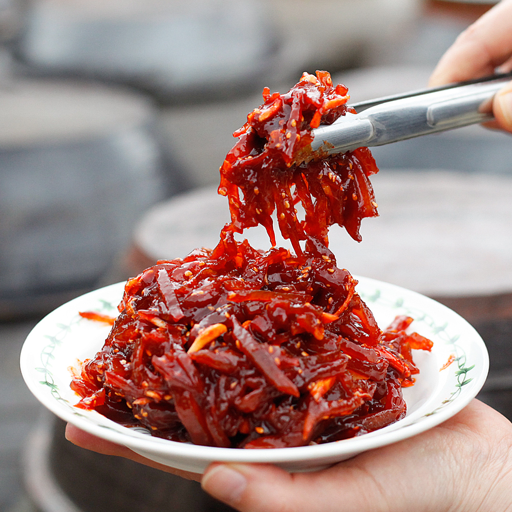무장아찌 고추장 무짠지 노인 어르신 반찬 순창 민속 500g 이미지 8