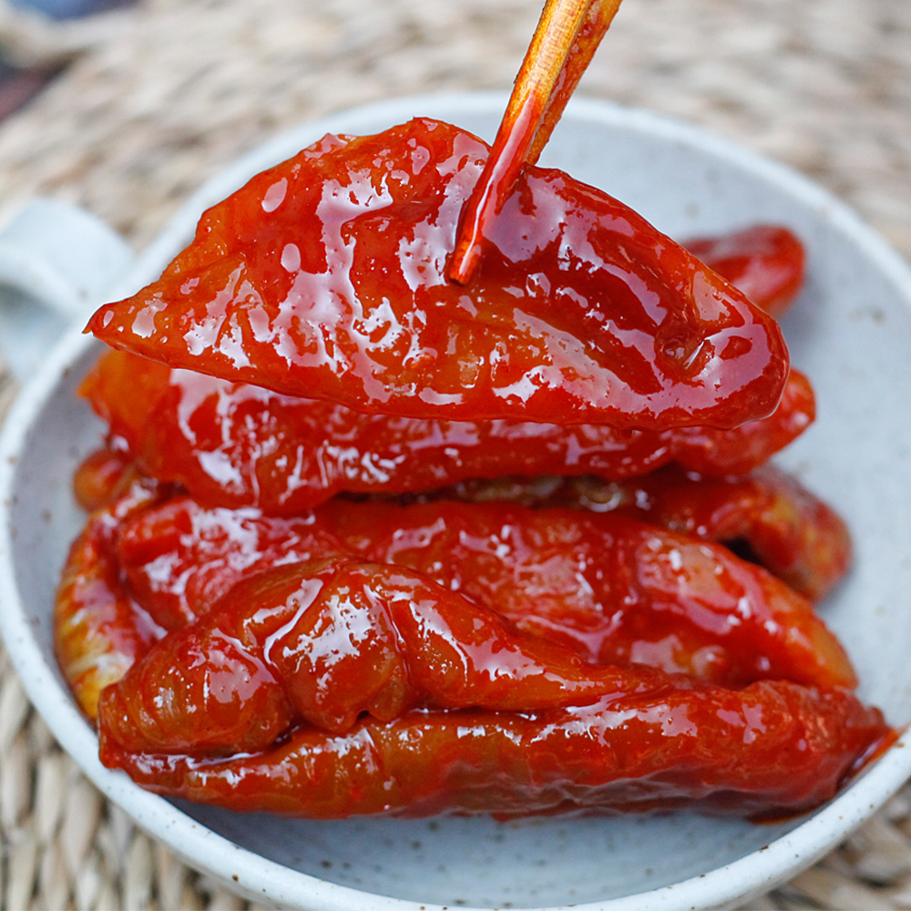 고추장 참외장아찌 순창 짱아치 밑반찬 가남 500g - 상품 이미지