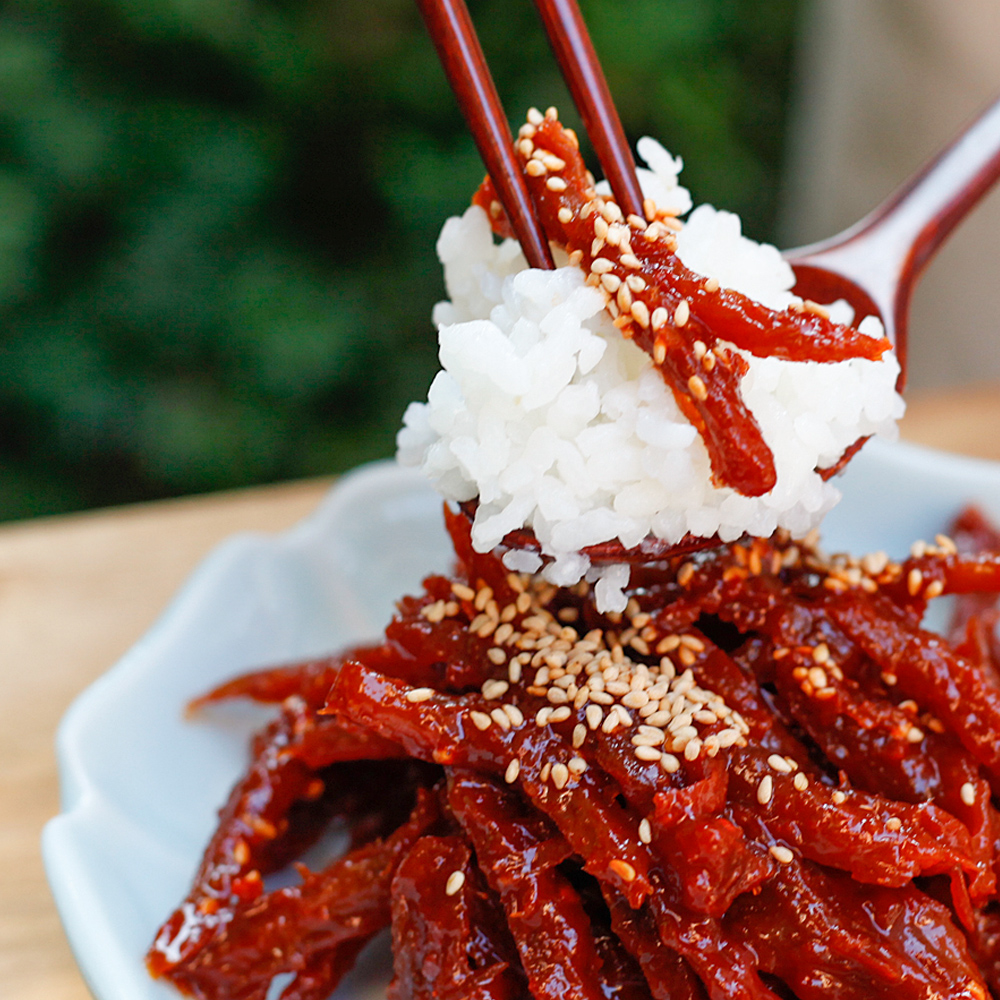 고추장 더덕장아찌 국산 어르신반찬 순창 성도집 500g 이미지 8