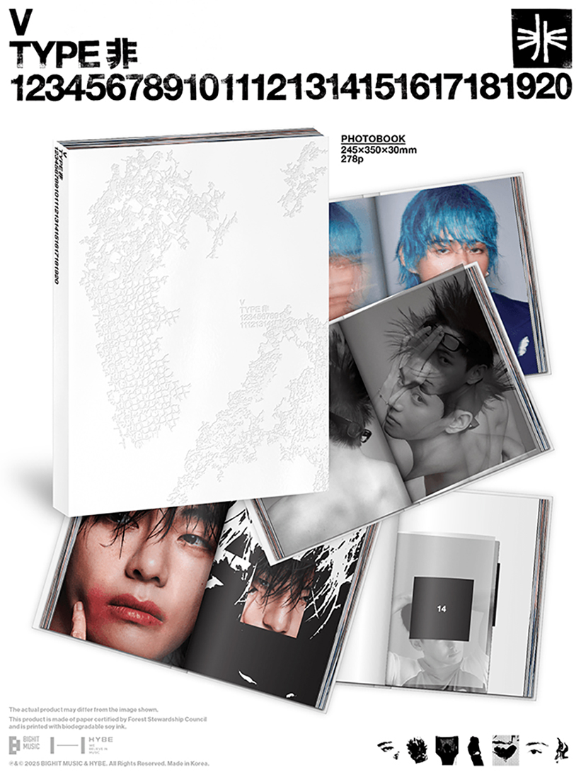 BTS V Photobook — Poster Version