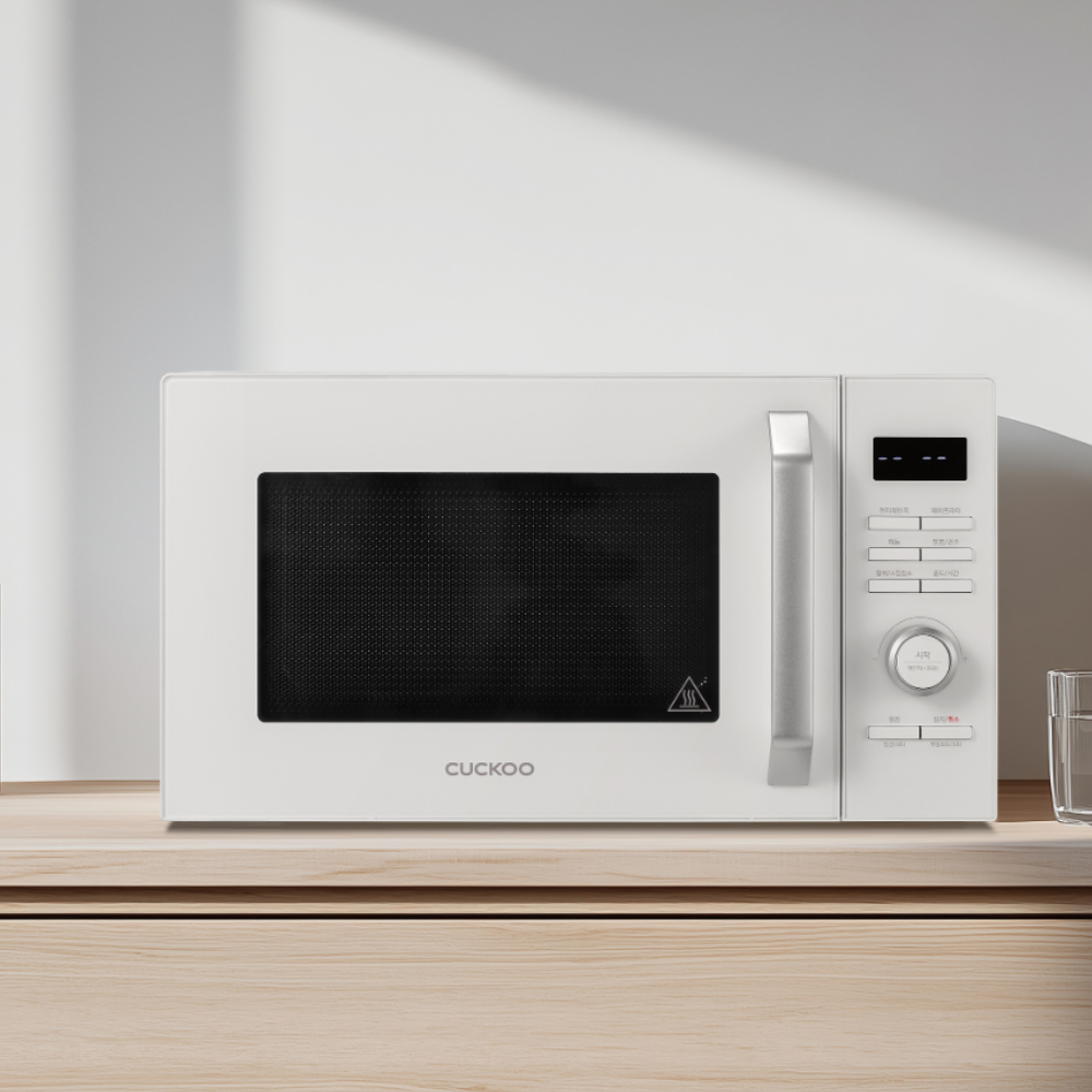 쿠쿠 복합오븐레인지 에어레인지 전기오븐 CMW-KO2510EW (25L, 그레이스화이트) 제품 이미지