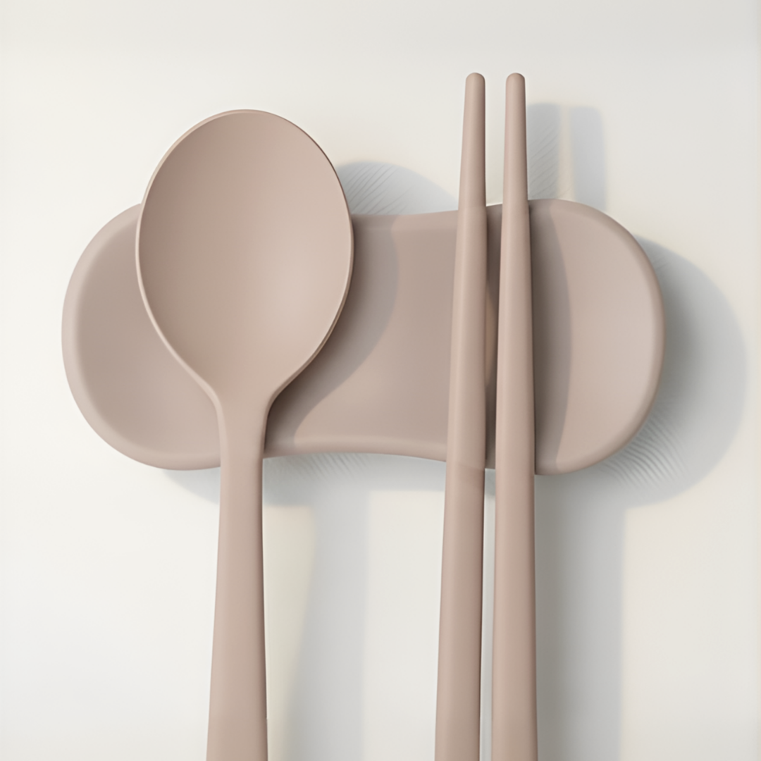 디아르 국내산 플래티넘 실리콘 수저 받침 숟가락 젓가락 받침대 상세 이미지 6