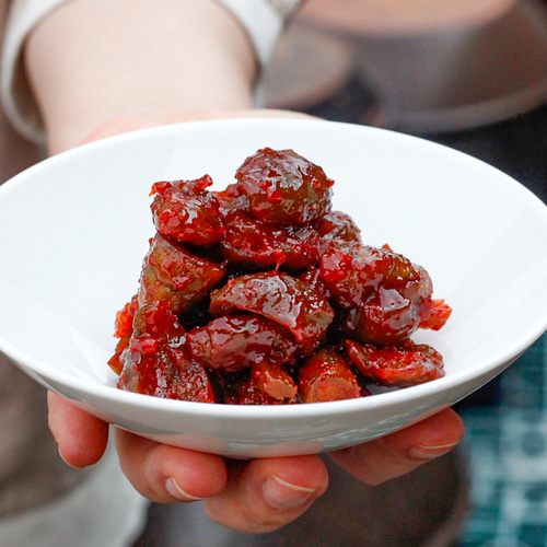 매실장아찌 짱아치 고추장 매실 순창 해목 500g 이미지 6