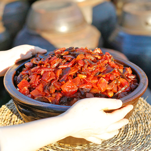 모듬장아찌 고추장 혼합 모둠 국산재료 1kg 순창 명성 - 상품 이미지