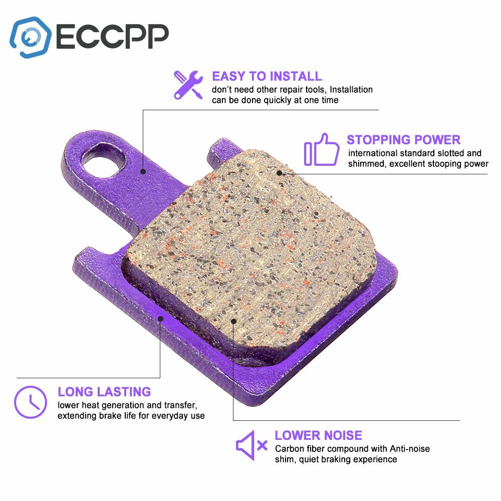 ECCPP 브레이크 패드 - 가와사키 콩쿠르 14 (2008-2014), 닌자 ZX14 (2006-2011), ZX14R (2012-2014) FA417 / 4 전면 및 후면 교체 - 상세 이미지 3