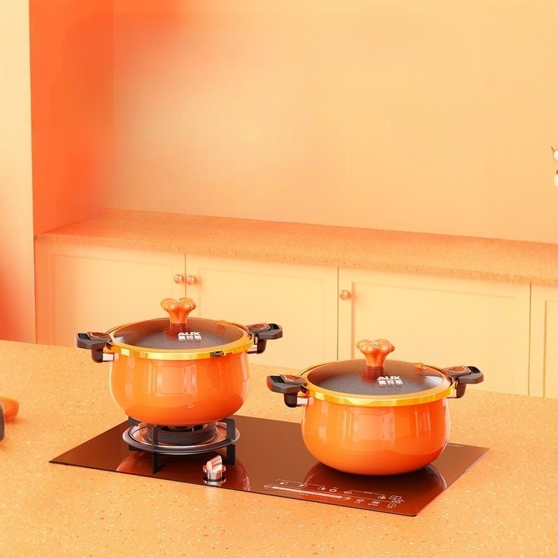 가정용 저압냄비 인덕션 영양 보존 찜 탕 볶음 저압력 진공 만능 멀티쿡 논스틱 코팅 투명 - 상세 이미지 2