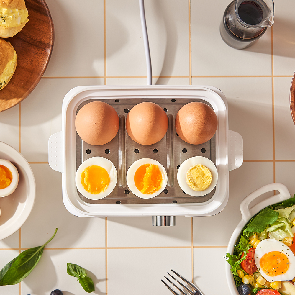 [NEW 26년형]계란찜기 달걀삶는기계 고구마삶기 완숙 반숙 에그쿠커 떡 호빵찌는기계