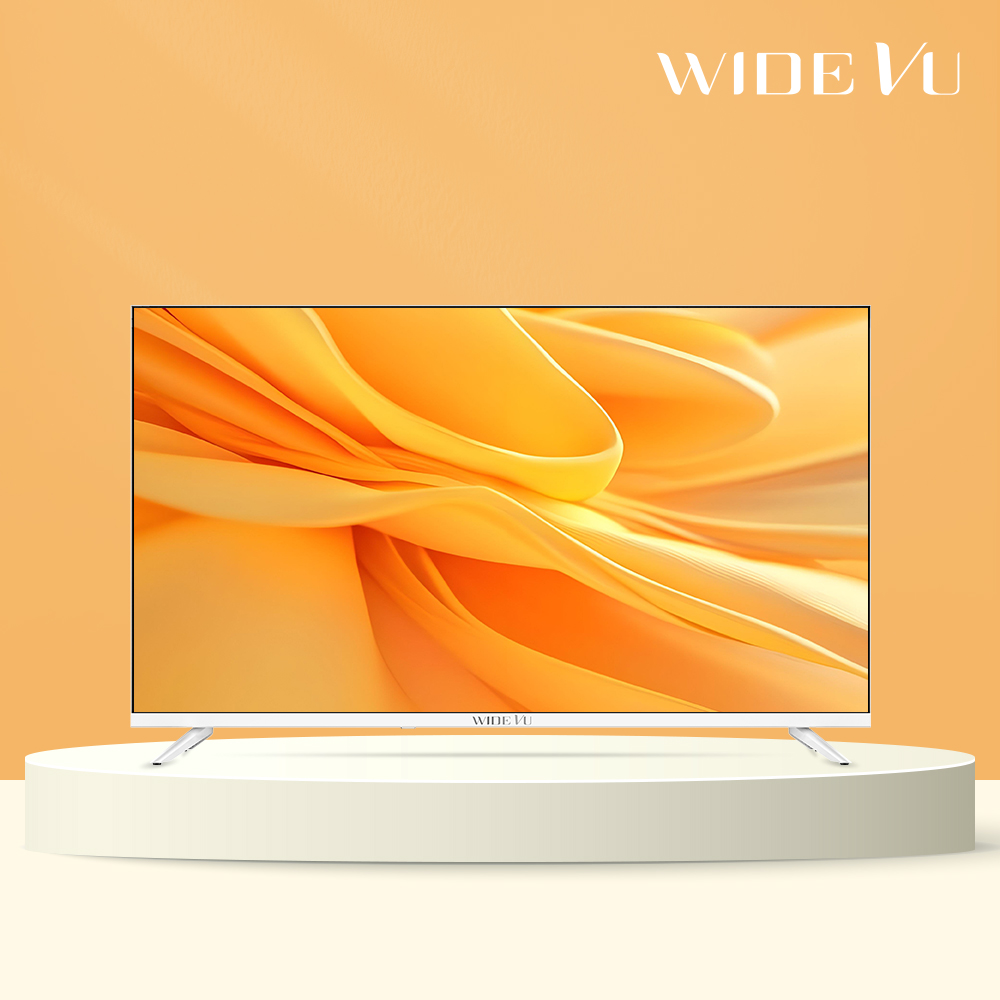 와이드뷰 QLED 81cm(32인치) FHD TV 화이트색상 구글 스마트 티비 GTWV320FHDQ11 단품 택배 - 상품 이미지