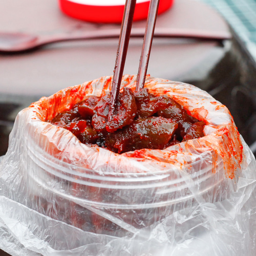 매실장아찌 짱아치 고추장 매실 순창 해목 500g 이미지 8