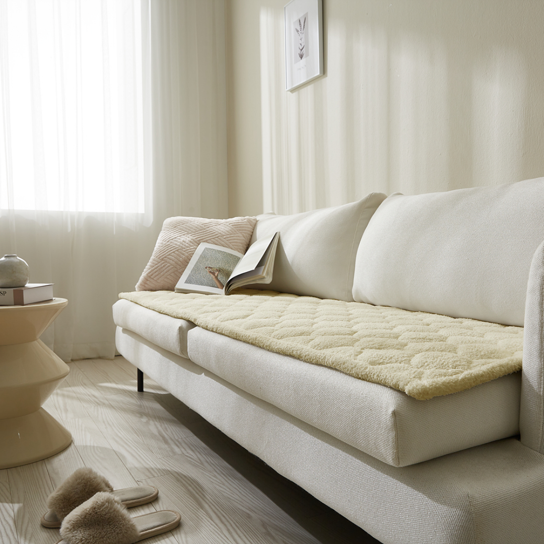 호이데코 라쎄 토퍼 쇼파패드 오트밀 베이지, 60x180(3인용)