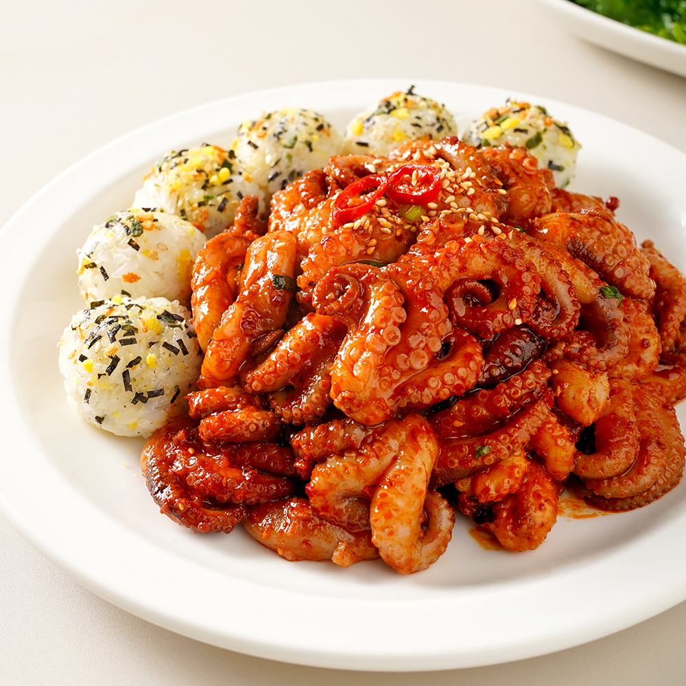 생생 쭈꾸미 양념 쭈꾸미 볶음 캠핑 요리 밀키트 맛집 450g, 3개 - 상세 이미지 4