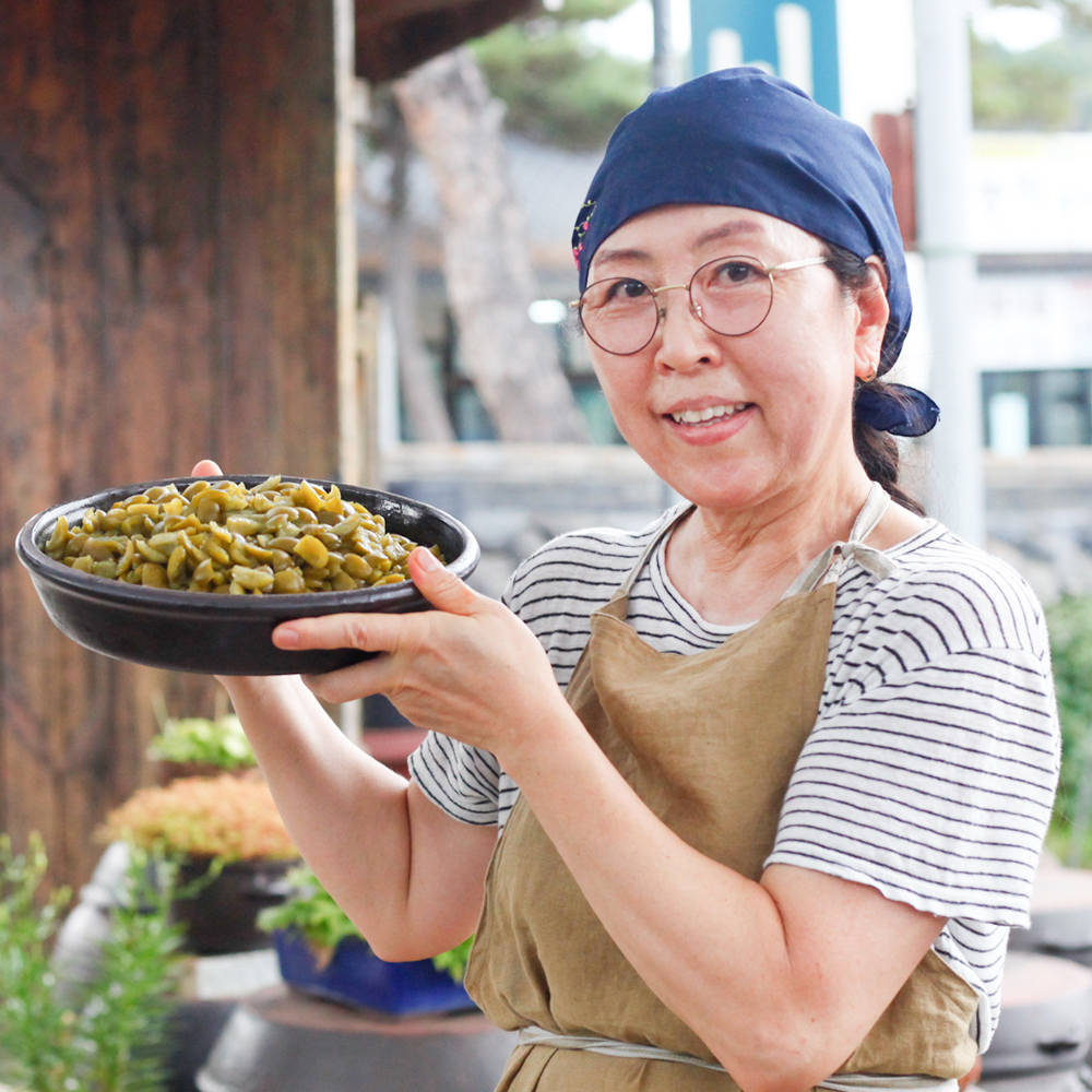 청매실장아찌 짱아치 여름밑반찬 매실 1kg 순창 김점례 - 상품 이미지