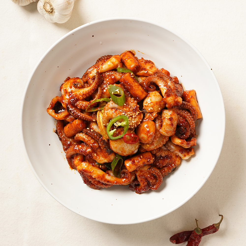 꽃미남 쭈꾸미 양념 쭈꾸미 볶음 캠핑 요리 밀키트 맛집 600g, 1개 - 상세 이미지 2