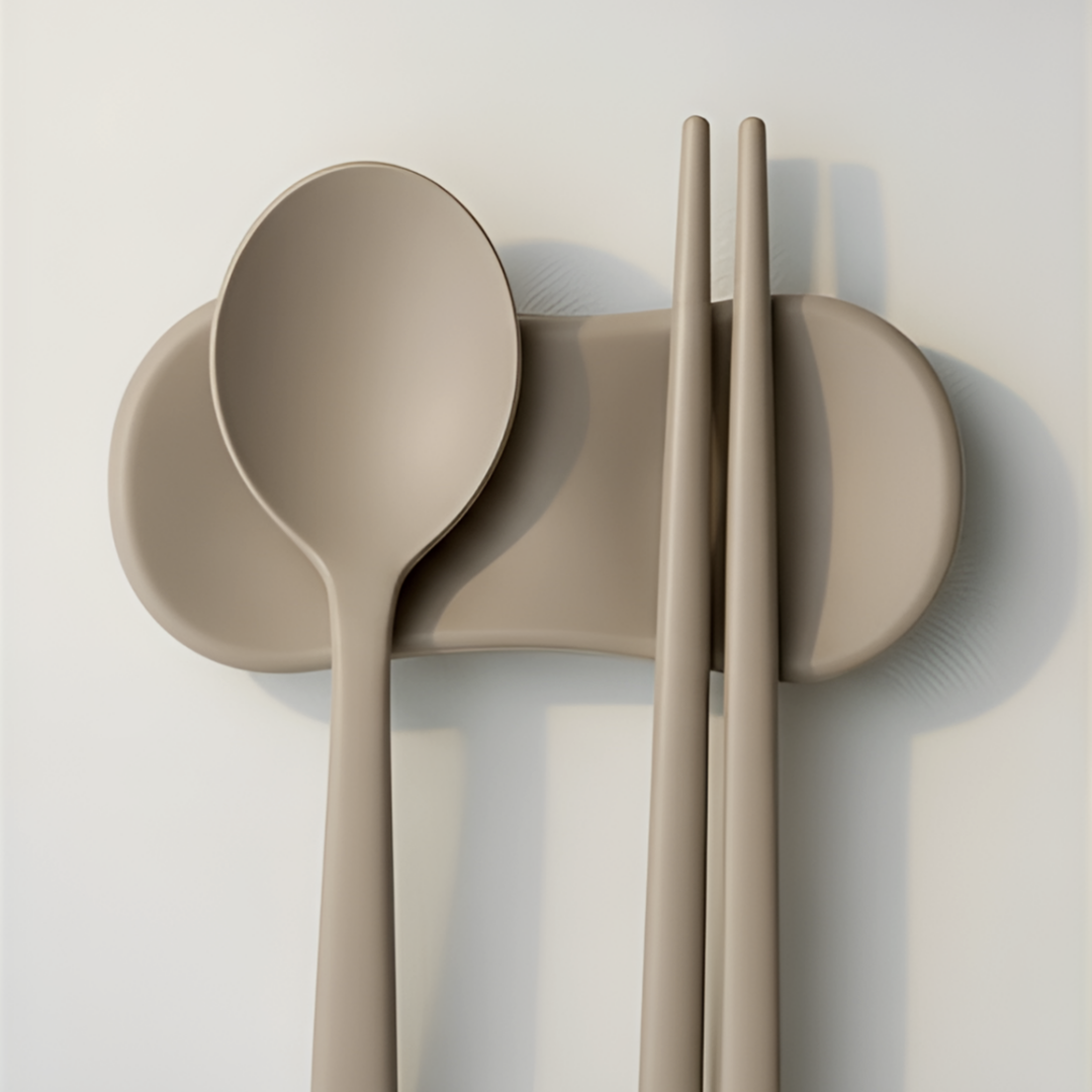 디아르 국내산 플래티넘 실리콘 수저 받침 숟가락 젓가락 받침대 상세 이미지 7