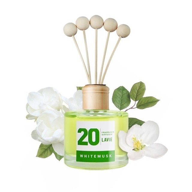 120ml 향기뿜뿜 디퓨저 실내방향제 화이트머스크 - 상품 이미지