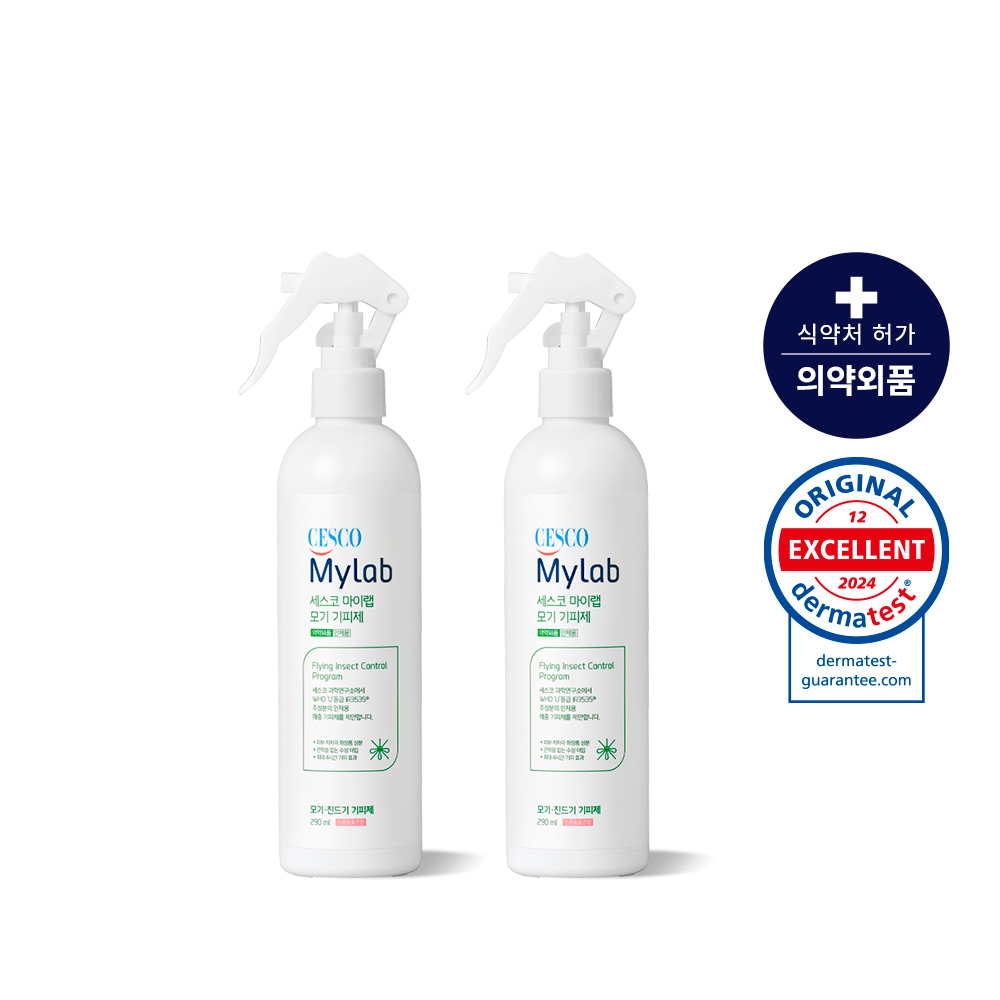 세스코 마이랩 모기 기피제 290ml, 2개