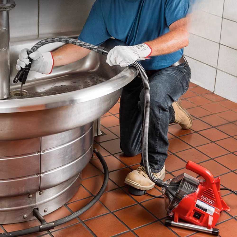 RIDGID R7 배관청소기 샤프트 관통기 하수도 배관뚫는장비 스프링 케이블 준설기 - 상품 이미지