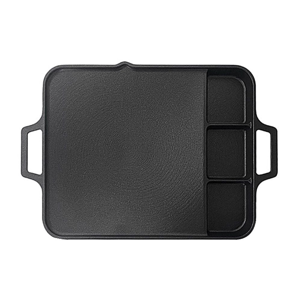 퀸센스 사각 그리들팬 1P 400x320x40mm 후라이팬 조리 - 상품 이미지