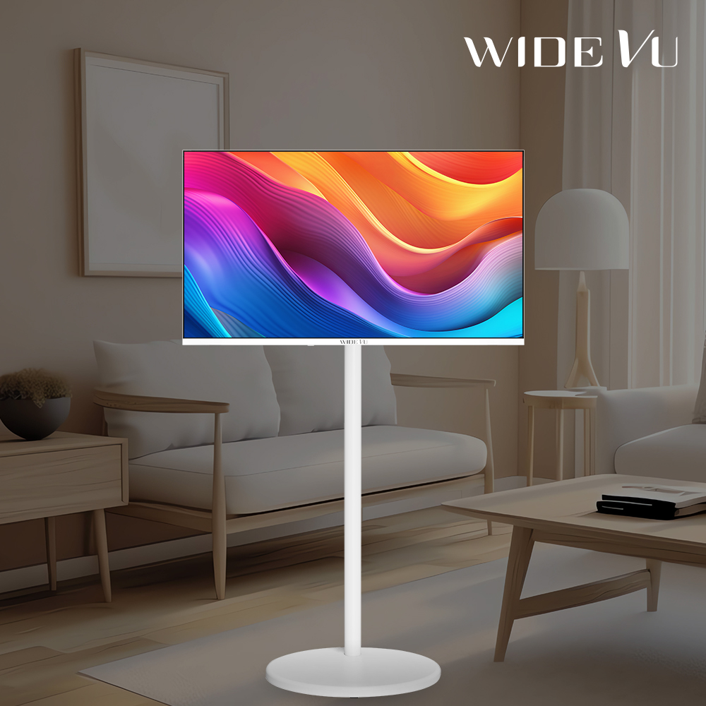 와이드무빙뷰 화이트에디션 삼탠바이미 셋트 101cm(40인치) FHD 스마트 이동식 TV 중소바이미 삼텐바이미 V1 셀프설치가능