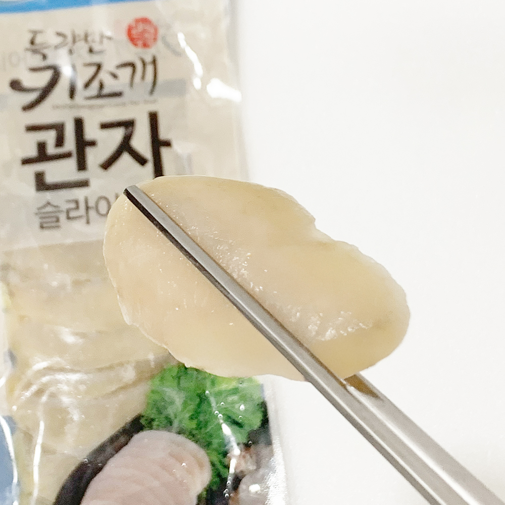 키조개 관자 슬라이스 국내산 득량만 100g, 3개 - 상세 이미지 2
