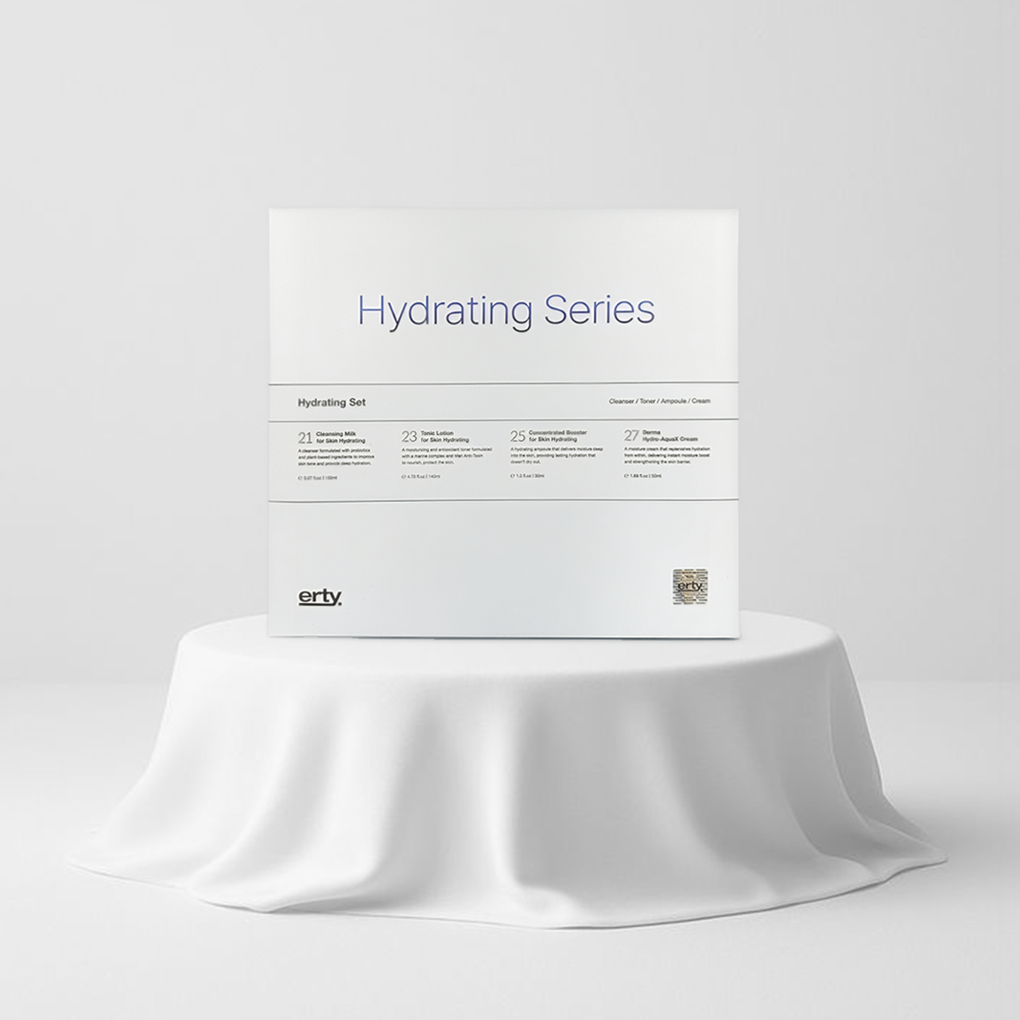 에르띠 하이드레이팅 시리즈 [21클렌징 밀크 150ml,  23토닉 로션 140ml, 25앰플 30ml, 27크림 50ml] - 상세 이미지 5