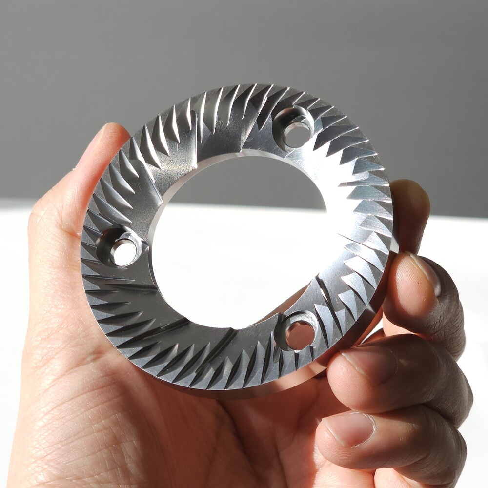 안핌 슈퍼 카이마노 그라인더 칼날 75mm 날 스코디2 실버 온 디맨드 버 - 상세 이미지 4