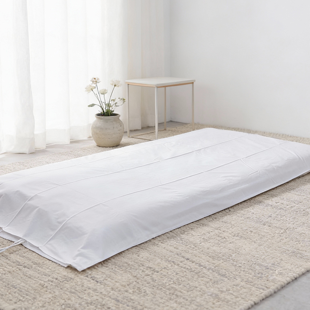 한실 요커버 구김없는 호텔침구 무지 관리형 40수 화이트, SS 슈퍼싱글(110x220cm)
