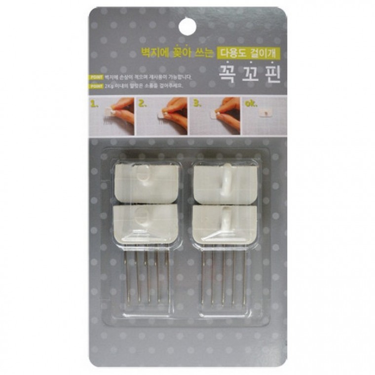 꼭꼬핀 중 4입 천하 - 상품 이미지