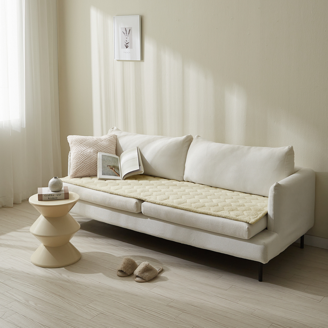 호이데코 라쎄 토퍼 쇼파패드 오트밀 베이지, 60x180(3인용)