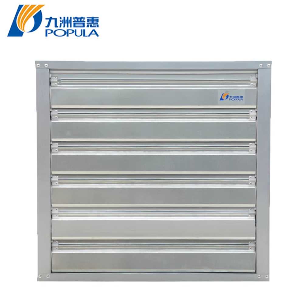 공업용 환풍기 환기용 집진 고압 벽부형 셔터 창문 500x500mm / 0.37KW 380V - 상세 이미지 4