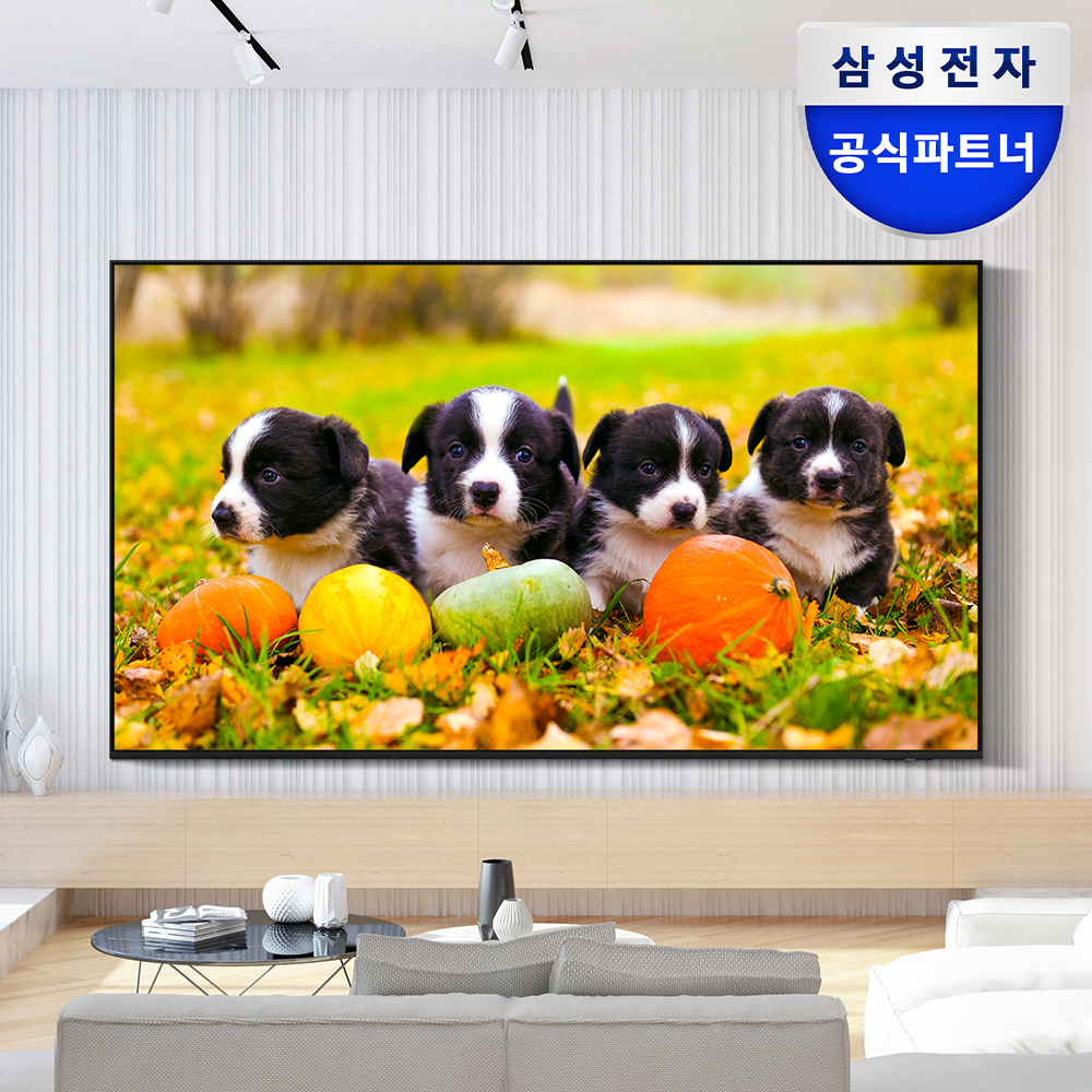 삼성전자 189.3cm(75) LED 4K UHD 비즈니스 TV LH75BEF 벽걸이 제품 이미지
