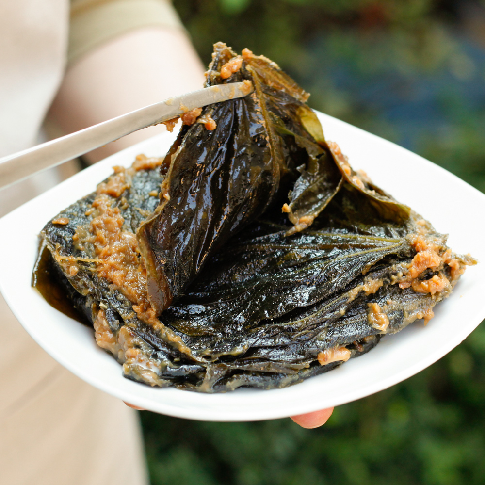 콩잎장아찌 된장 삭힌콩잎 순창 이기남 - 상품 이미지